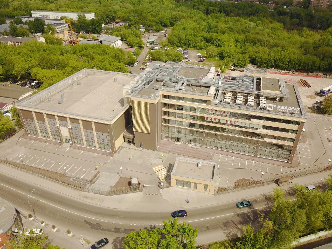 Бизнес-центр «Квадрат», м. Давыдково, офисы от 178 до 4500 м², фото объекта
